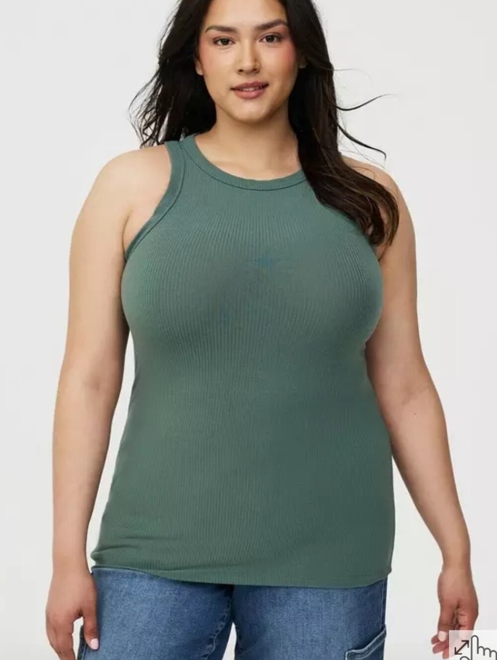 Torrid NWT Super Soft Rib High Neck Tank